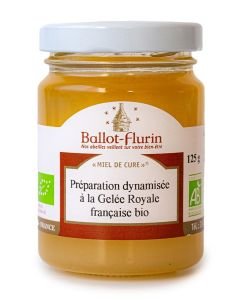 Miel de Cure - Préparation dynamisée à la Gelée Royale française BIO, 125 g